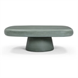 Pemberly Row Contemporary Green Indoor / Outdoor Coffee Table