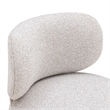 Pemberly Row Contemporary Gray Textured Fabric Swivel Desk Chair