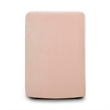Pemberly Row Contemporary Accent Pink Finish Rolling Desk Chair