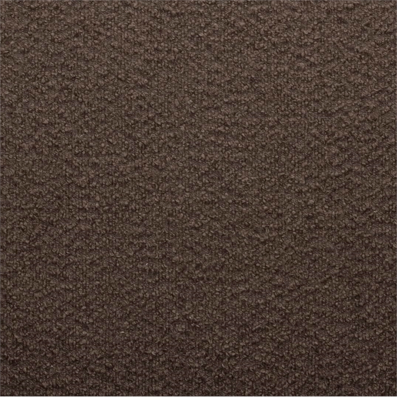 Pemberly Row Upholstered Contemporary Accent Brown Boucle Accent Chair