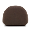 Pemberly Row Upholstered Contemporary Accent Brown Boucle Accent Chair