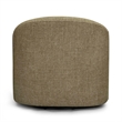 Pemberly Row Contemporary Accent Green Basketweave Swivel Chair
