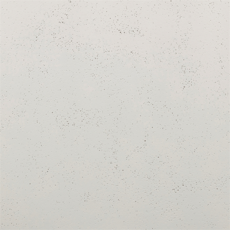 Pemberly Row Contemporary Accent Concrete Side Table in Ivory