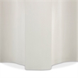 Pemberly Row Contemporary Accent Concrete Side Table in Ivory