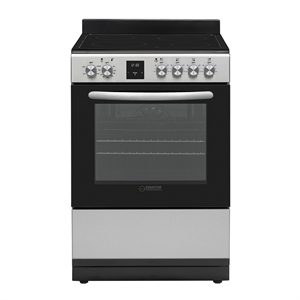 Pemberly Row 24&quot Electric 4 Ceramic Burner Convention Oven & Air Fryer