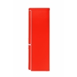 Pemberly Row 10.7 cu. ft. Bottom Mount Retro Refrigerator in Red