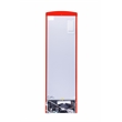Pemberly Row 10.7 cu. ft. Bottom Mount Retro Refrigerator in Red