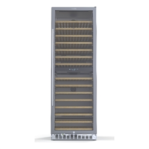 Pemberly Row 23&quot 15.1 cu ft. Dual Zone Full Glass Door Wine Cooler Refrigerator