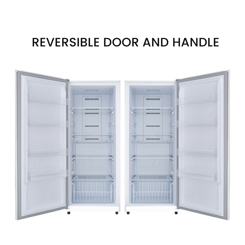 Pemberly Row 17 cu.ft. Convertible Upright Freezer/Refrigerator Garage Ready