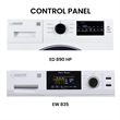 Pemberly Row Washer 1.9cf 110V + 20lbs Heat Pump Dryer 3.7cf 110V