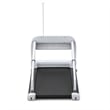 Pemberly Row Small/Medium Dogs Adjustable Speed w/ Incline Pet Treadmill - White