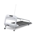 Pemberly Row Small/Medium Dogs Adjustable Speed w/ Incline Pet Treadmill - White