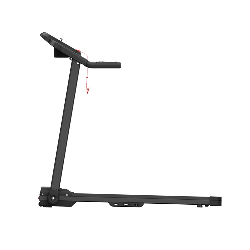 Pemberly Row 2.5HP Electric Folding Treadmill for Home Gym in Black