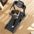 Pemberly Row 2.5HP Electric Folding Treadmill for Home Gym in Black