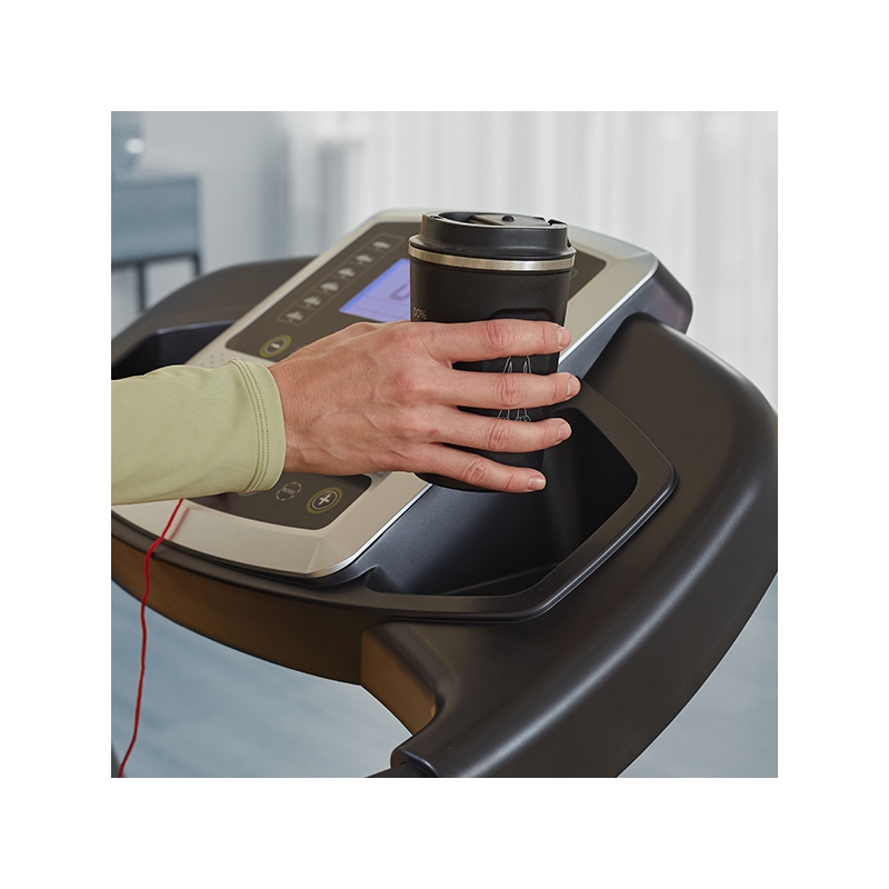 Pemberly Row 12 Programs Portable Electric 3.5HP Treadmill for Home in Green