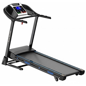 Pemberly Row 3.5HP 10MPH Black Treadmill w/ Bluetooth Heart Rate Sensor Incline