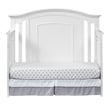 Pemberly Row 3-Piece Nursery Set: Convertible Crib, Changing Station, and 4-Drawer Dresser in White 