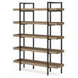 Pemberly Row Contemporary Wood Light Brown Finish 76