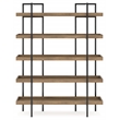 Pemberly Row Contemporary Wood Light Brown Finish 76