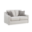 Pemberly Row Contemporary Polyester Upholstered Beige Loveseat