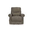 Pemberly Row Traditional Brown Polyester Upholstered Power Lift Recliner