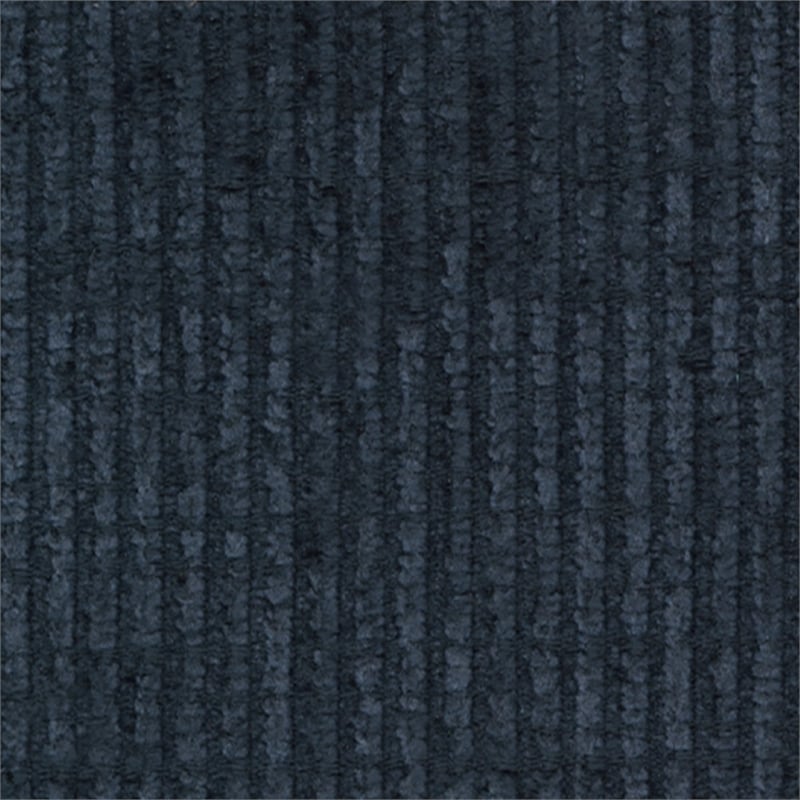 Pemberly Row Contemporary Polyester Upholstered Blue Reclining Sofa