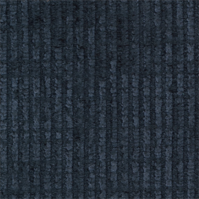 Pemberly Row Contemporary Polyester Upholstered Blue Recliner