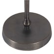 Pemberly Row Aluminum and Iron Accent Table in Dark Bronze Finish