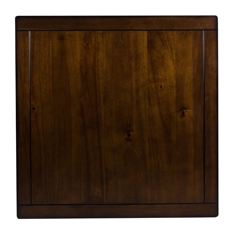 Pemberly Row 5 Piece Wood Counter Height Dining Set in Espresso
