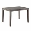 Pemberly Row 5-Piece Wood Dining Room Table and Chairs in Gray/Brown