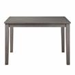 Pemberly Row 5-Piece Wood Dining Room Table and Chairs in Gray/Brown
