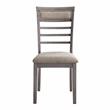 Pemberly Row 5-Piece Wood Dining Room Table and Chairs in Gray/Brown