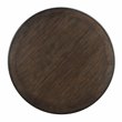 Pemberly Row Transitional Engineered Wood Dining Room Table in Brown/Black