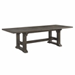 Pemberly Row 7-Pc Wood Dining Set with Arm & Side Chairs in Driftwood Brown/Gray
