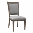 Pemberly Row 7-Pc Wood Dining Set with Arm & Side Chairs in Driftwood Brown/Gray