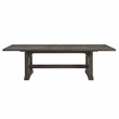 Pemberly Row 7-Pc Wood Dining Set with Arm & Side Chairs in Driftwood Brown/Gray