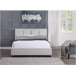 Pemberly Row Solid Wood California King Platform Bed in Gray