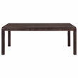 Pemberly Row Asian Hardwood and MDF Board Dining Room Table in Espresso