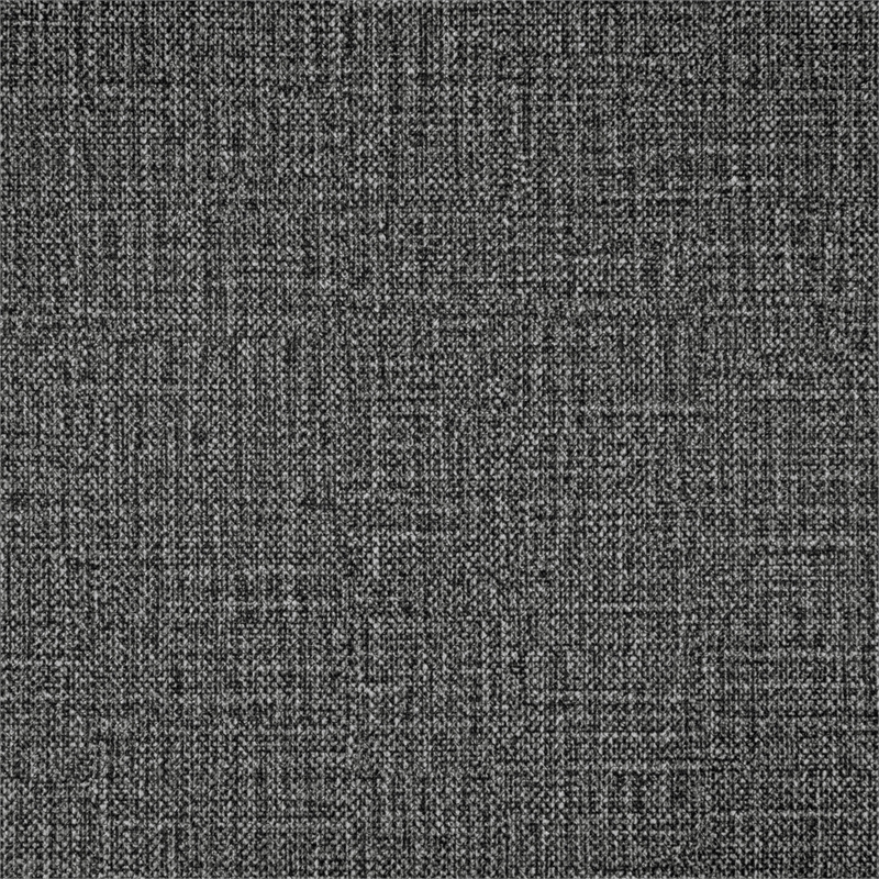 Pemberly Row Mid-Century Fabric Upholstered Accent Chair in Dark Gray