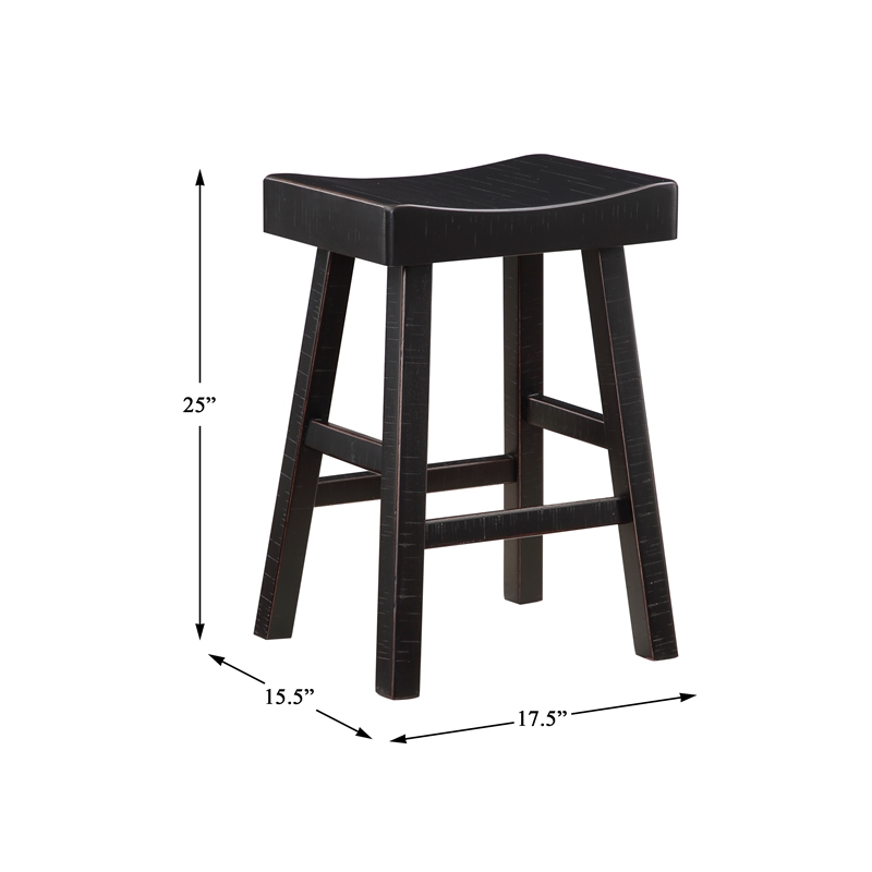 Pemberly Row Transitional Solid Wood 24