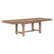 Pemberly Row 5-Piece Wood and Fabric Dining Set in Light Oak/ Beige