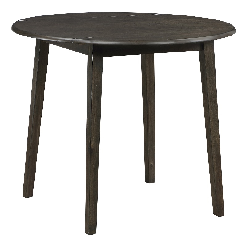Pemberly Row Traditional Wood Dining Room Table in Espresso Finish