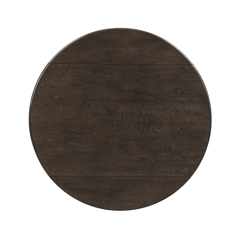 Pemberly Row 5-Piece Wood and Faux Leather Dining Set in Black