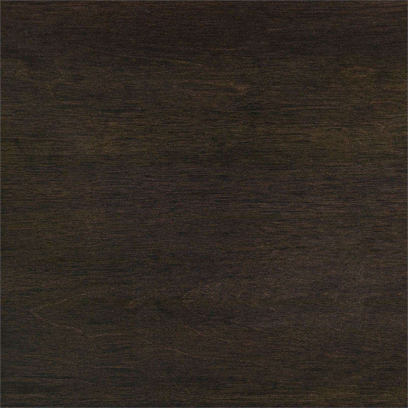 Pemberly Row 5-Piece Wood and Faux Leather Dining Set in Black