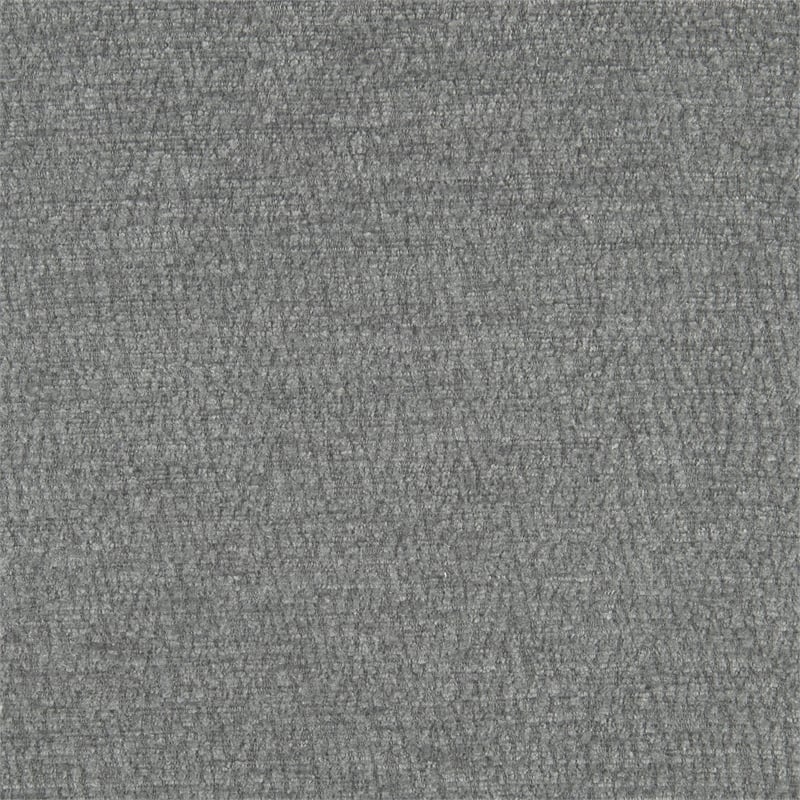 Pemberly Row Chenille Upholstery Eastern King Platform Bed in Gray