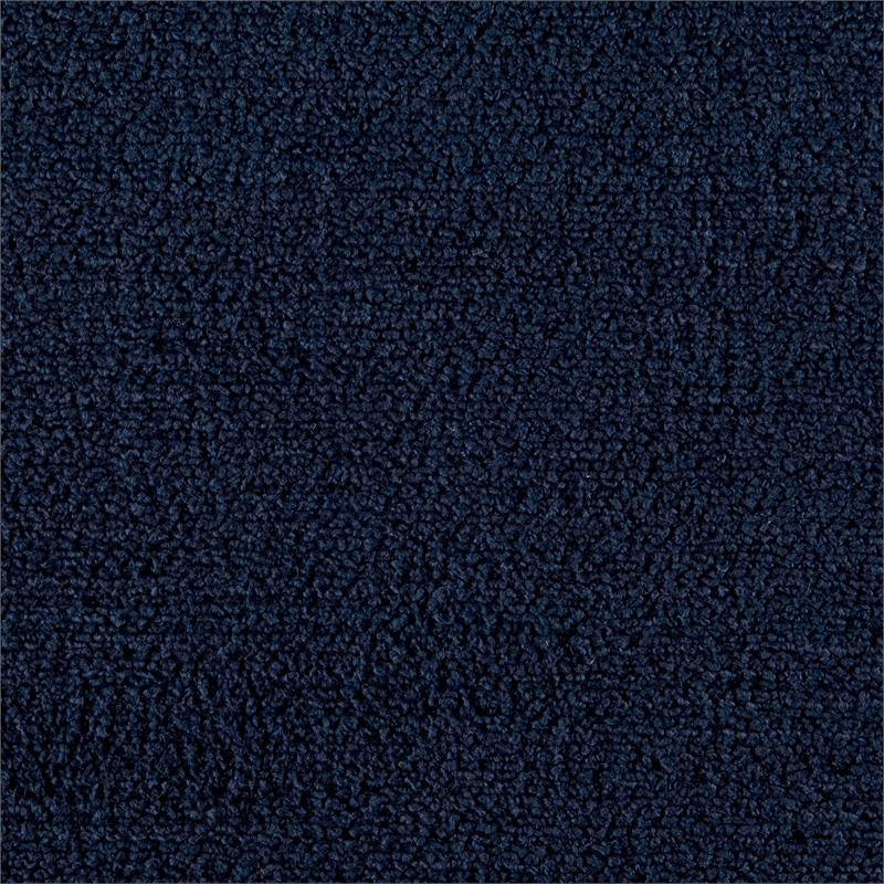Pemberly Row Mid-Century Fabric Upholstered Accent Chair in Blue