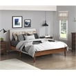Pemberly Row Chenille Eastern King Platform Bed in Light gray
