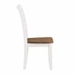 Pemberly Row Wood Dining Room Table and Chairs (Set of 7) in Cherry and White