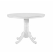 Pemberly Row 5-Piece Wood Dining Set (1 table + 4 Side chairs) in White finish