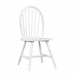 Pemberly Row 5-Piece Wood Dining Set (1 table + 4 Side chairs) in White finish